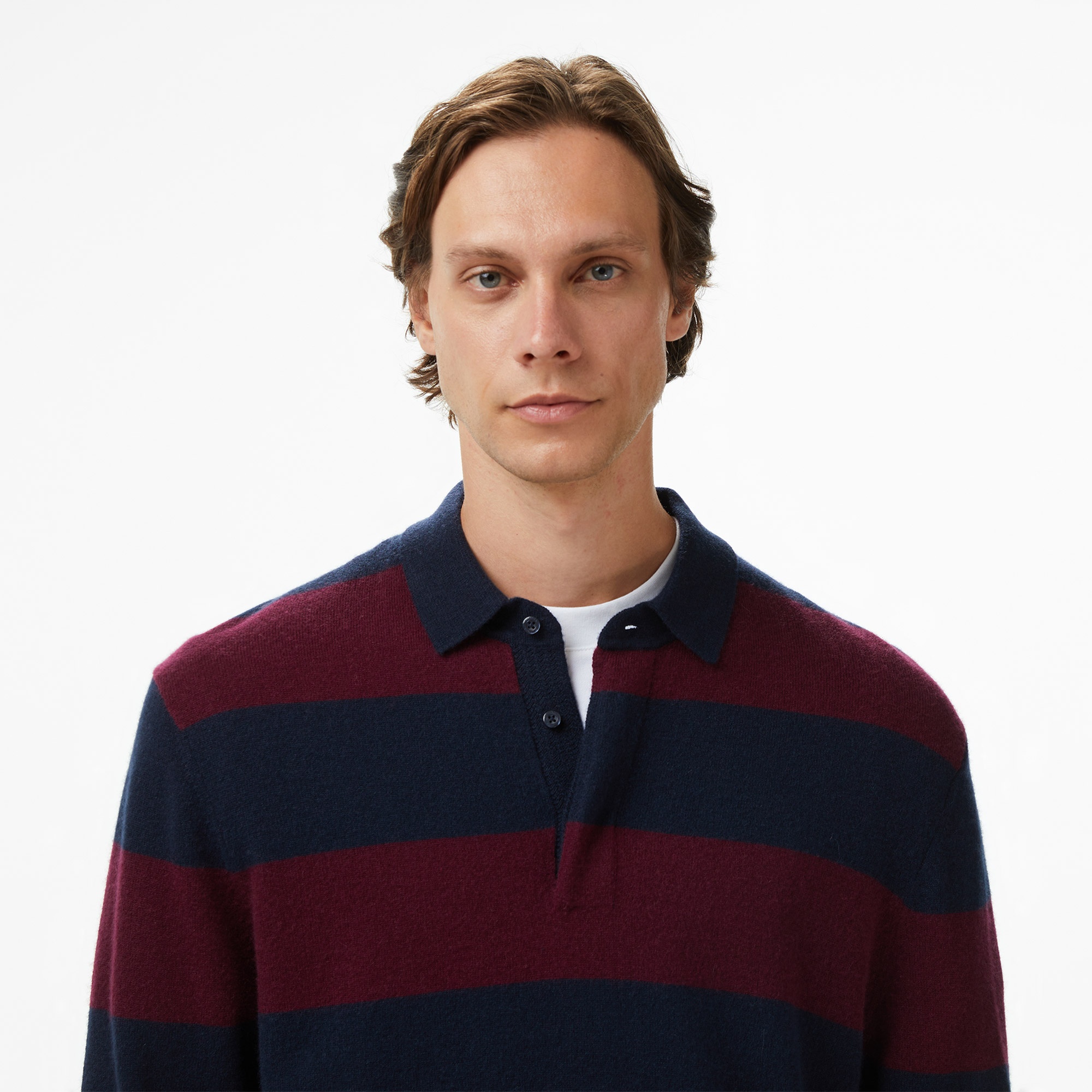 Tommy Hilfiger Knitted Rugby Casual Erkek Mavi Hırka