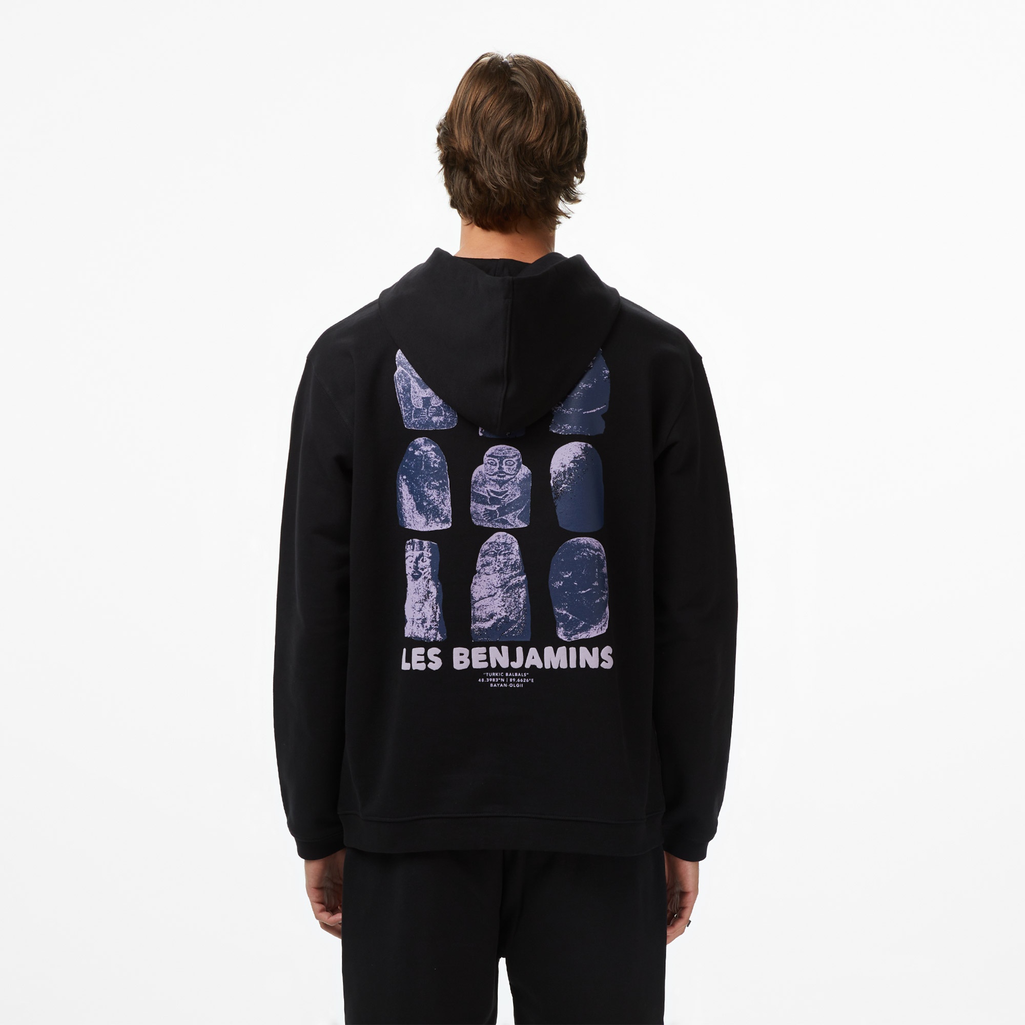 Les Benjamins 009 Erkek Siyah Sweatshirt