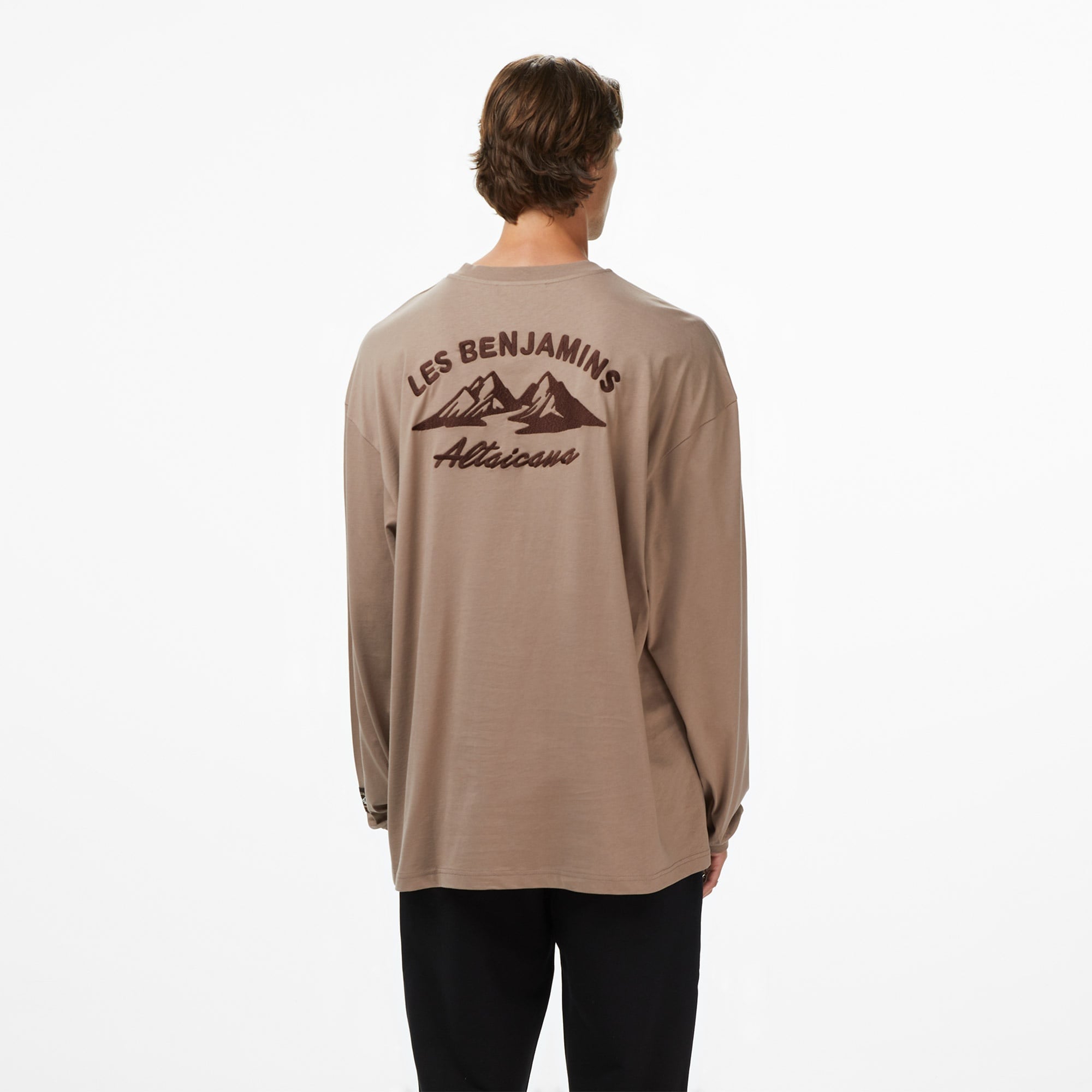 Les Benjamins 002 Erkek Gri T-Shirt