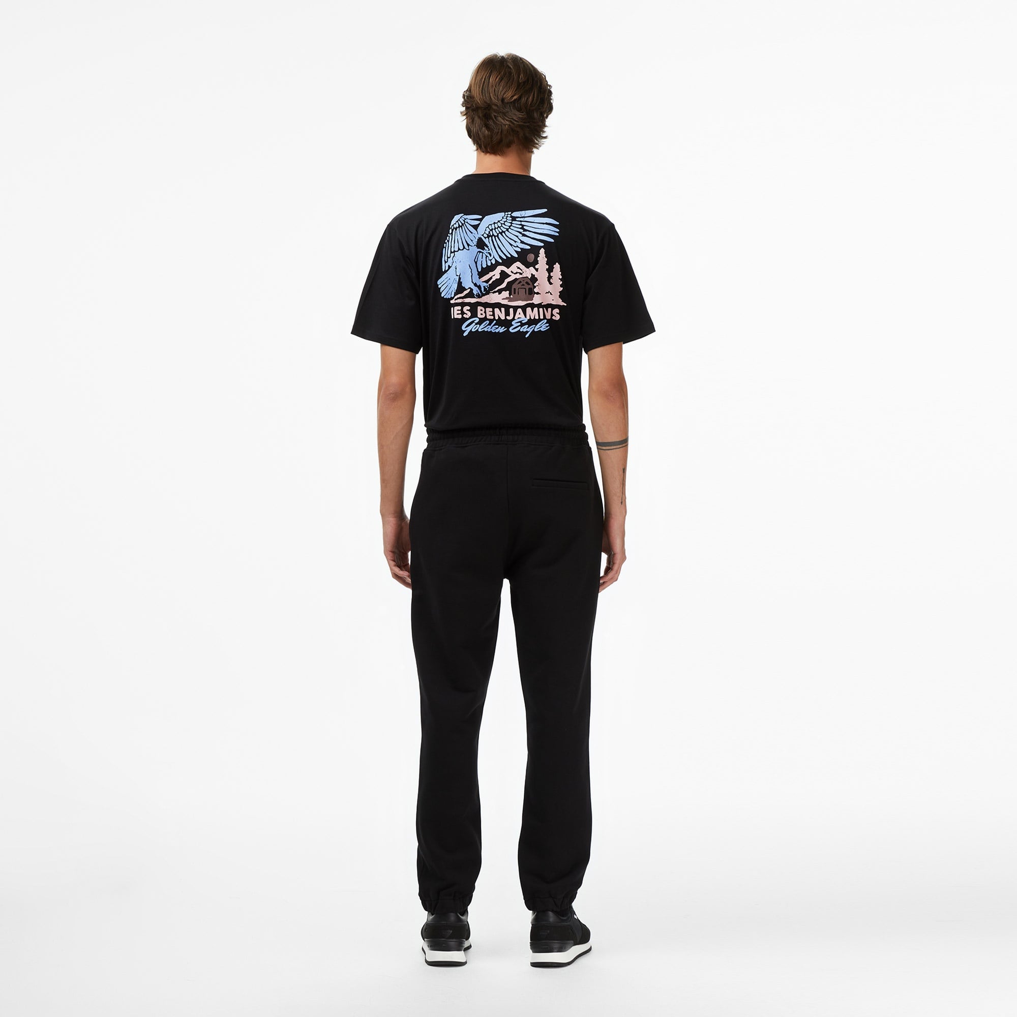 Les Benjamins 014 Erkek Siyah Eşofman Altı