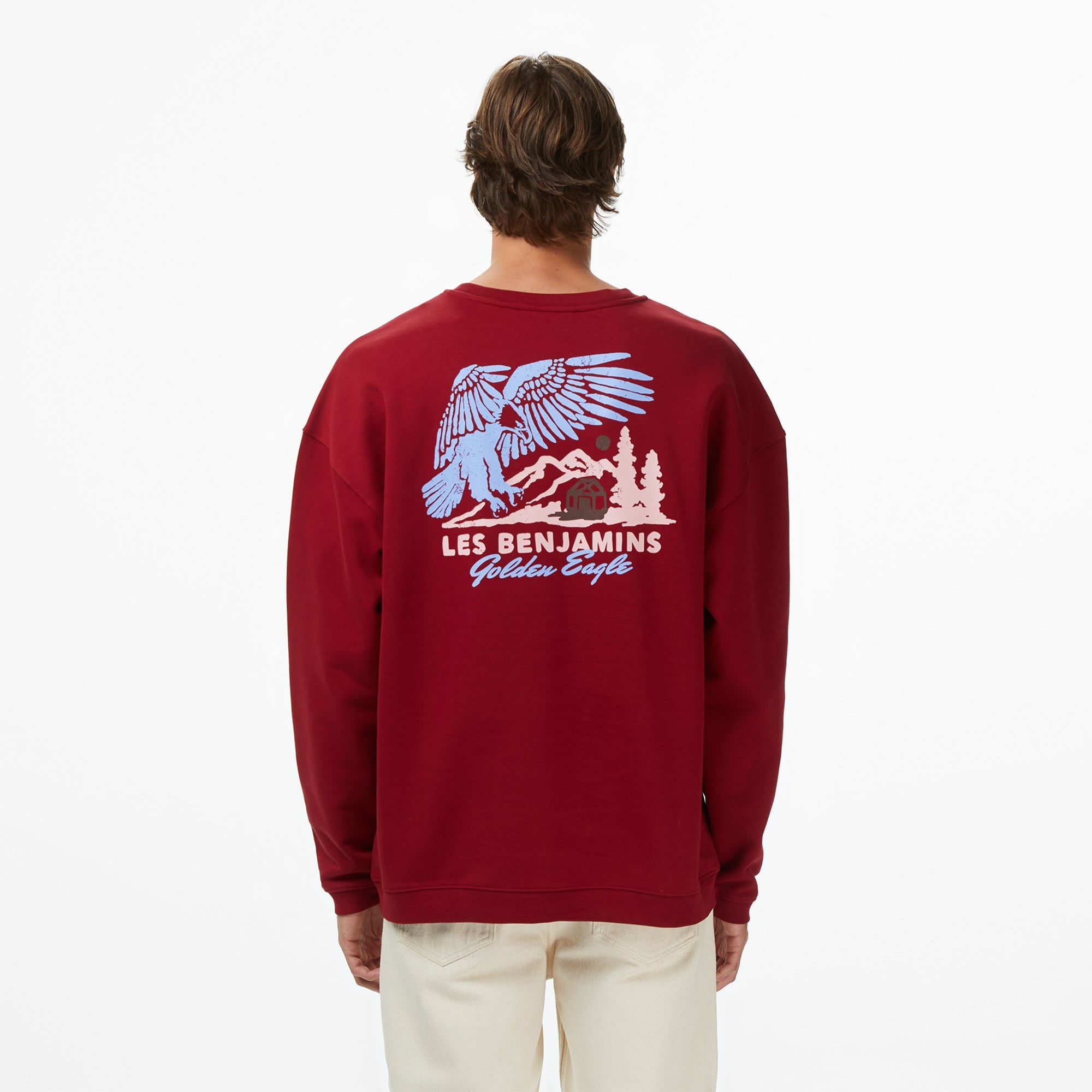 Les Benjamins 007 Erkek Kırmızı Sweatshirt