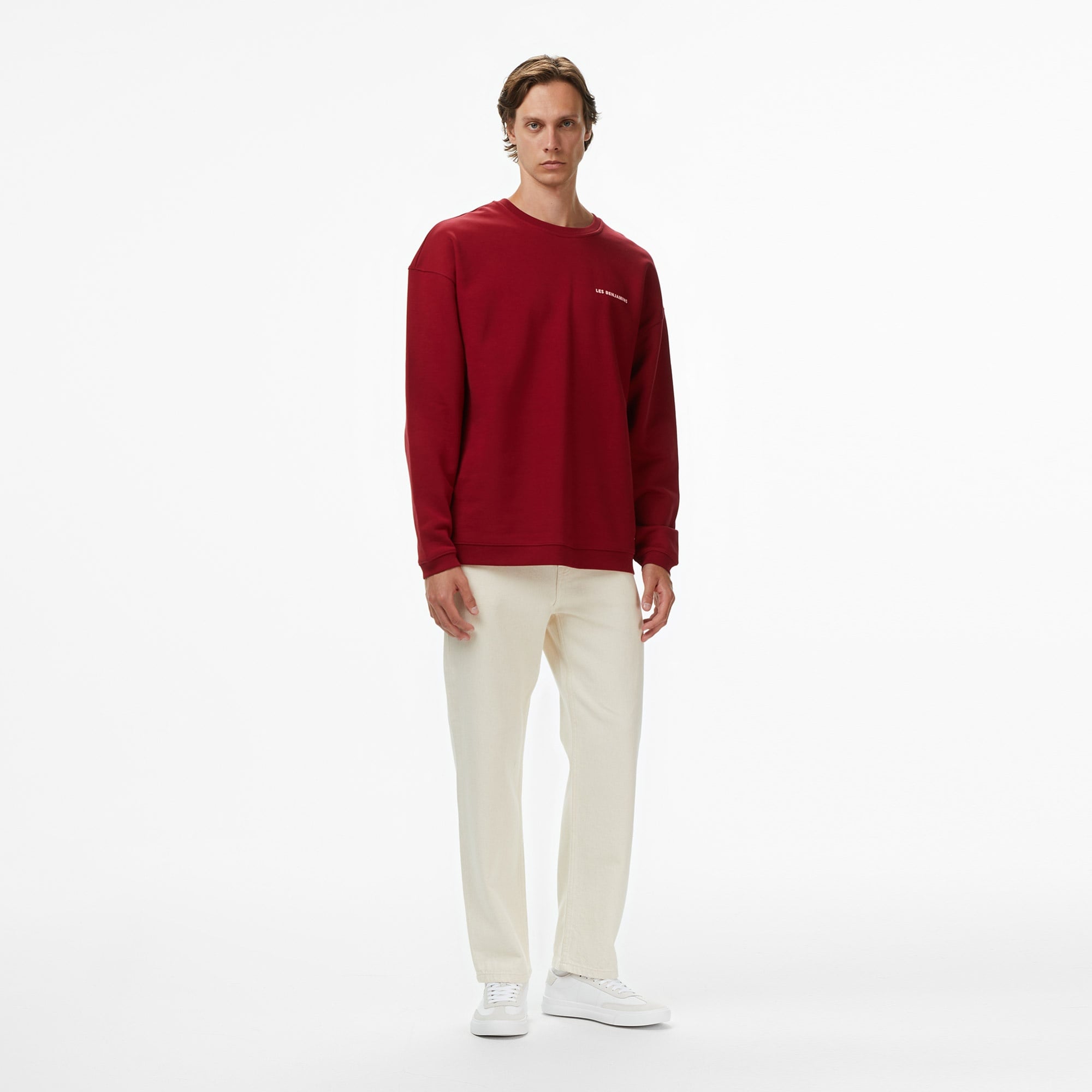 Les Benjamins 007 Erkek Kırmızı Sweatshirt