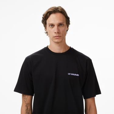  Les Benjamins Relaxed 004 Erkek Siyah T-Shirt