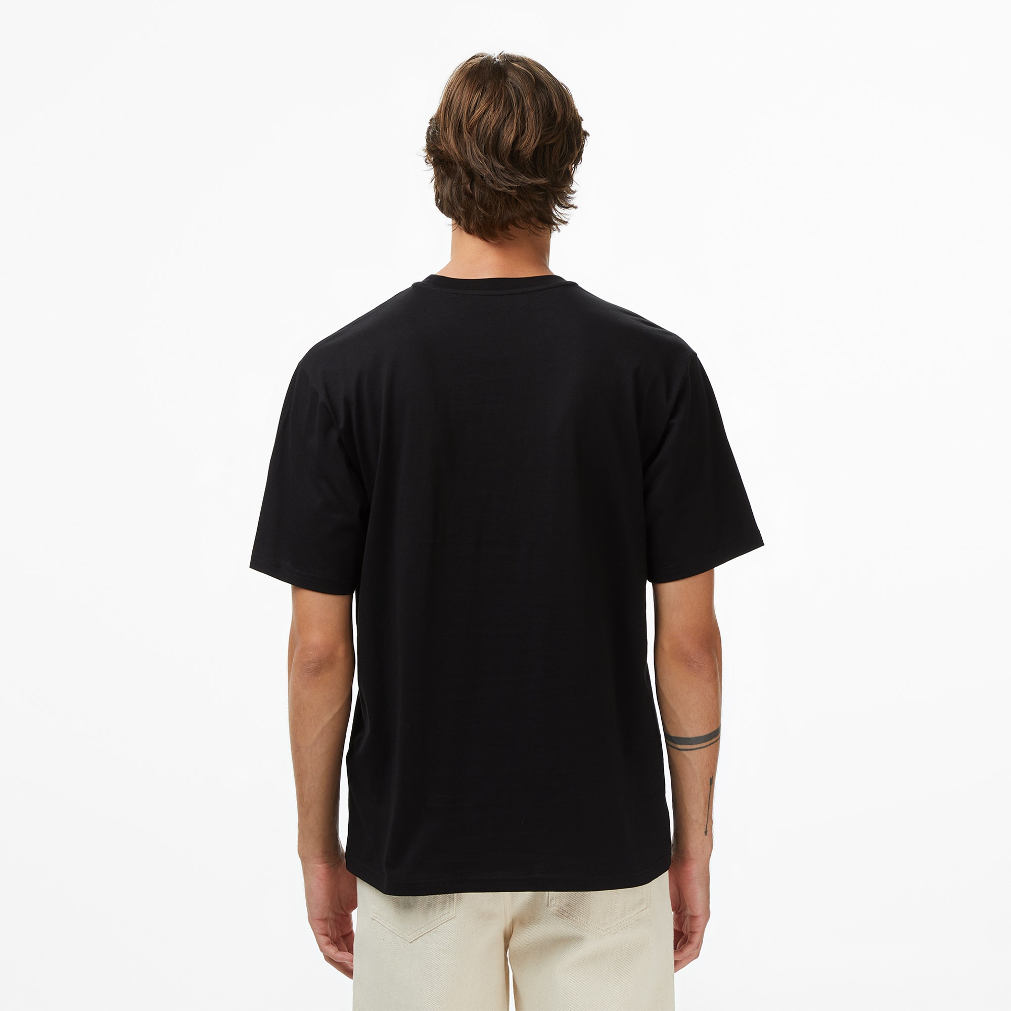Les Benjamins Relaxed 012 Erkek Siyah T-Shirt