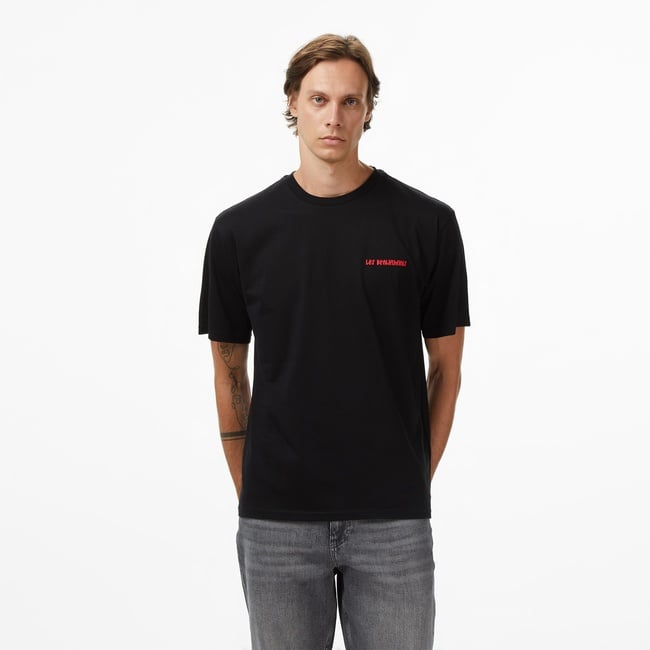  Les Benjamins Relaxed 025 Erkek Siyah T-Shirt