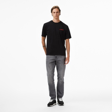  Les Benjamins Relaxed 025 Erkek Siyah T-Shirt