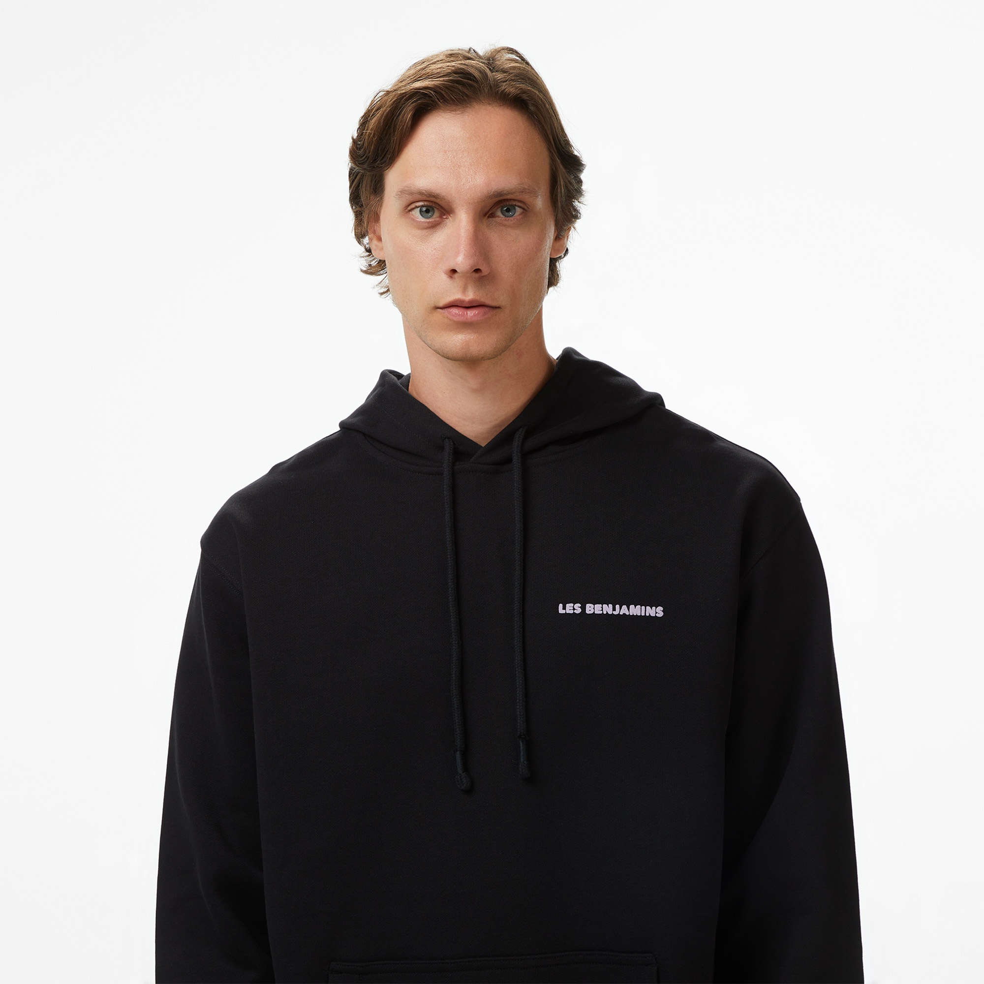 Les Benjamins 009 Erkek Siyah Sweatshirt