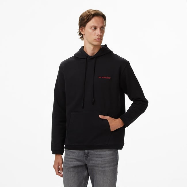  Les Benjamins 018 Erkek Siyah Sweatshirt