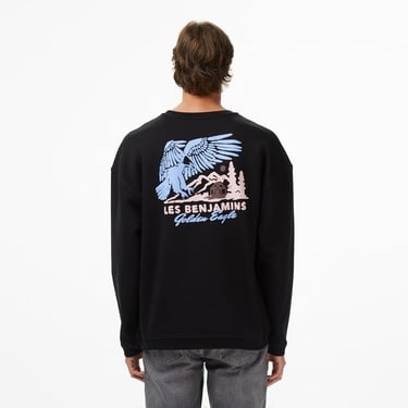  Les Benjamins 005 Erkek Siyah Sweatshirt