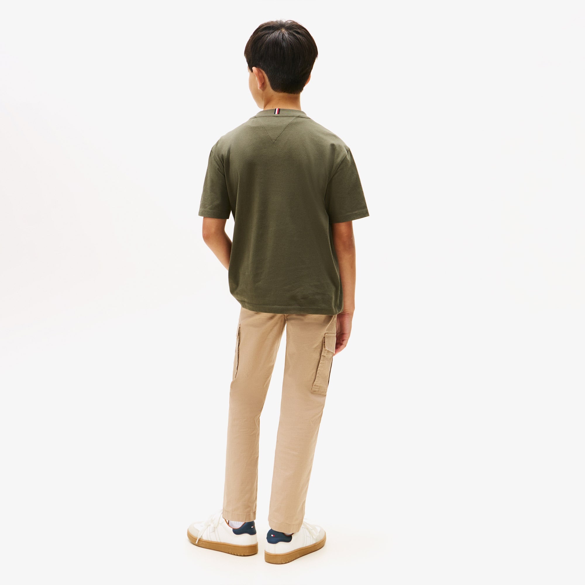 Tommy Hilfiger Flag Archive Çocuk Yeşil T-Shirt