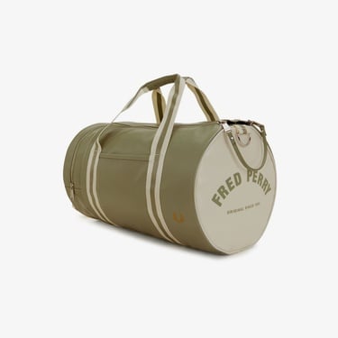  Fred Perry Classic Barrel Unisex Yeşil Çanta