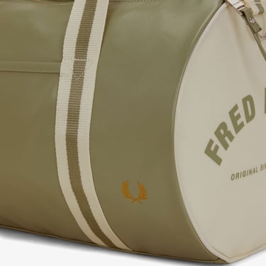  Fred Perry Classic Barrel Unisex Yeşil Çanta