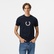 Fred Perry Flocked Laurel Wreath Gra Erkek Sarı T-Shirt