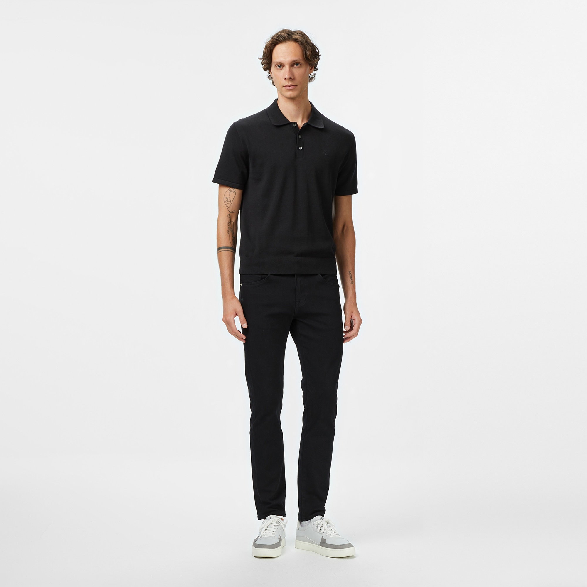 Calvin Klein Supima Cotton Erkek Turuncu Triko