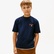 Tommy Hilfiger Seasonal Texture Print Çocuk Lacivert T-Shirt