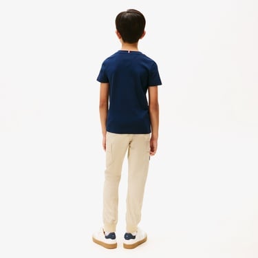  Tommy Hilfiger Varsity Interlock Çocuk Lacivert T-Shirt