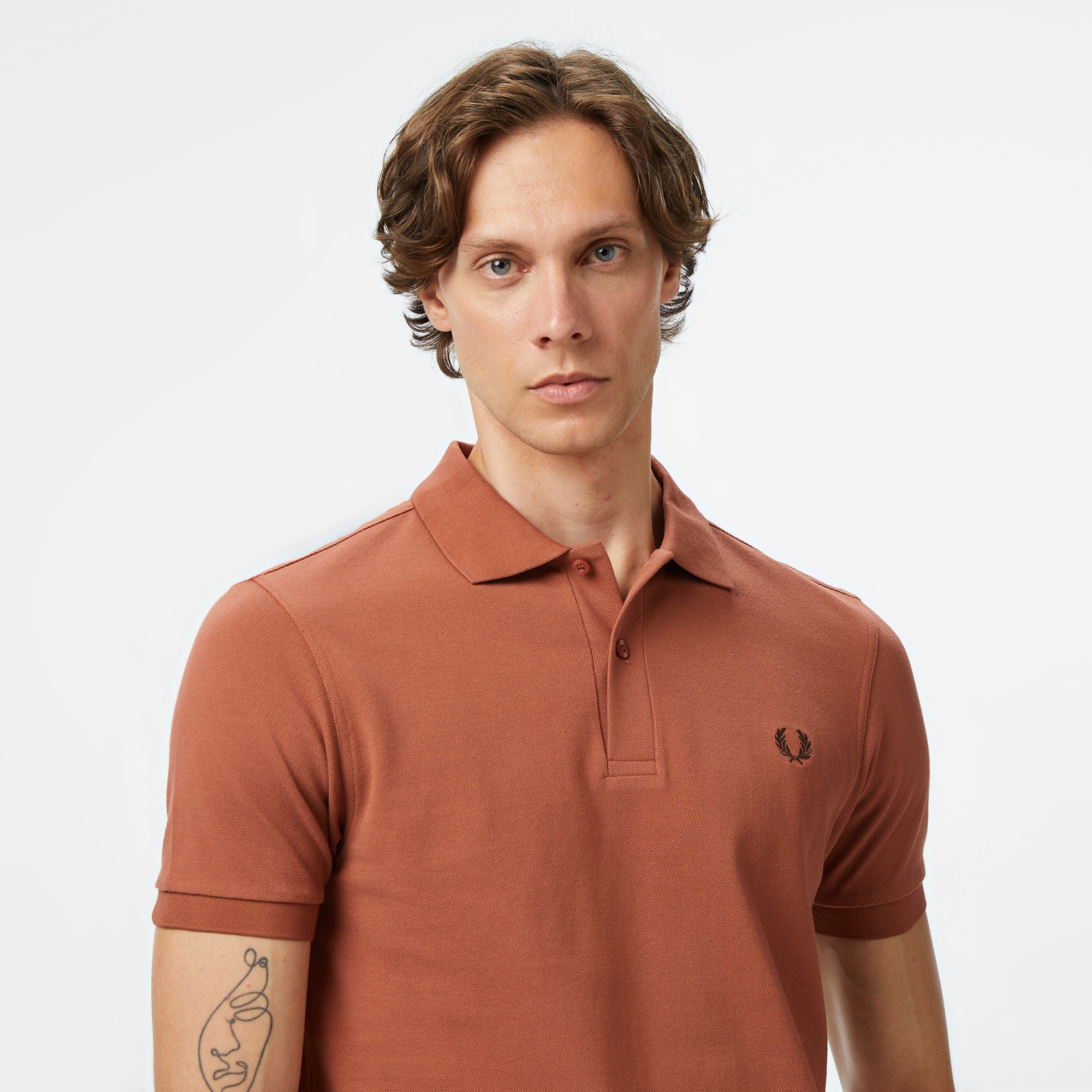 Fred Perry The Fred Perry Erkek Kahverengi Polo