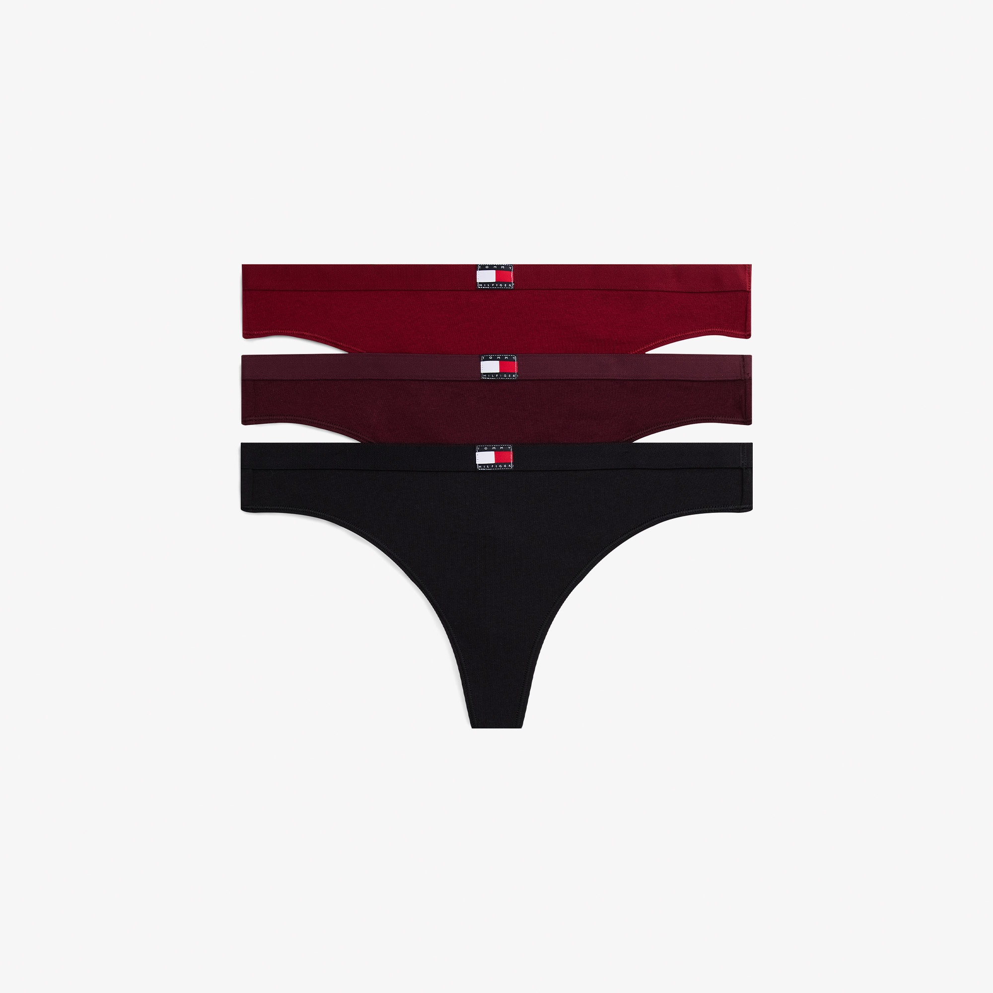Tommy Hilfiger Thong Kadın 3'lü Renkli Külot