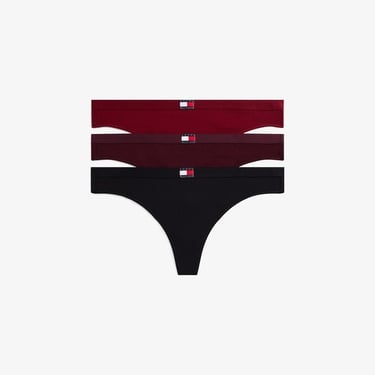  Tommy Hilfiger Thong Kadın 3'lü Renkli Külot