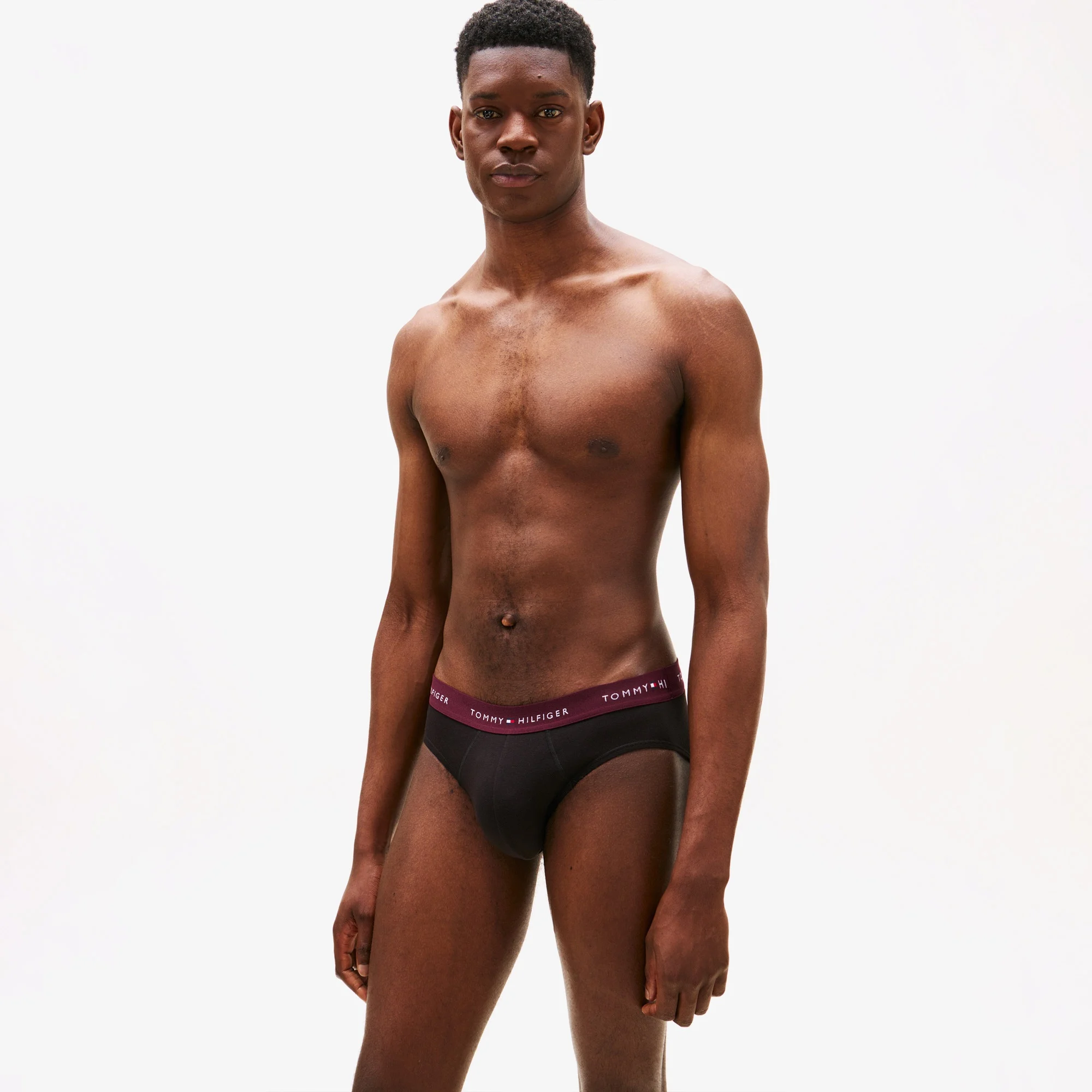 Tommy Hilfiger Brief Erkek 3'lü Siyah Boxer