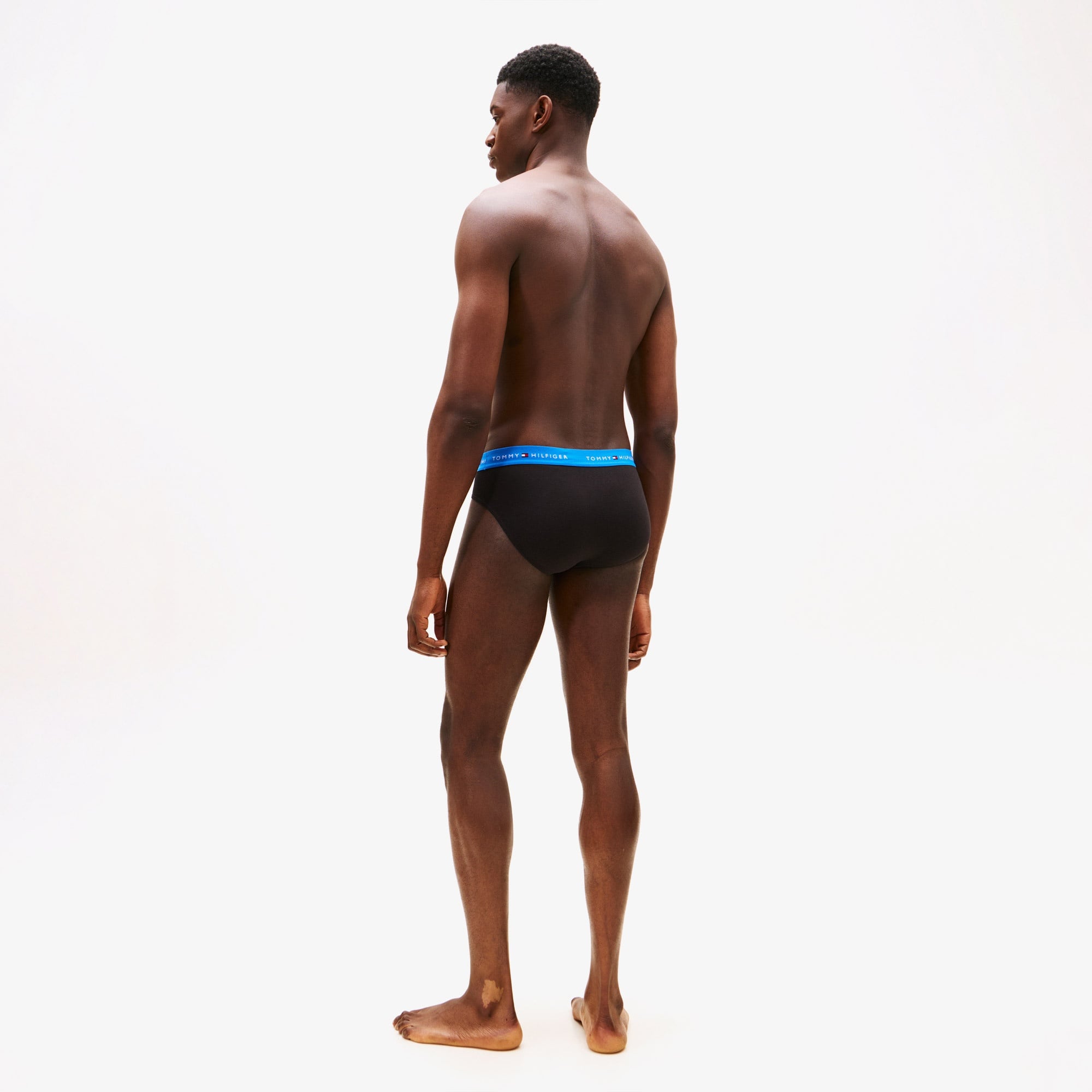 Tommy Hilfiger Brief Erkek 3'lü Siyah Boxer