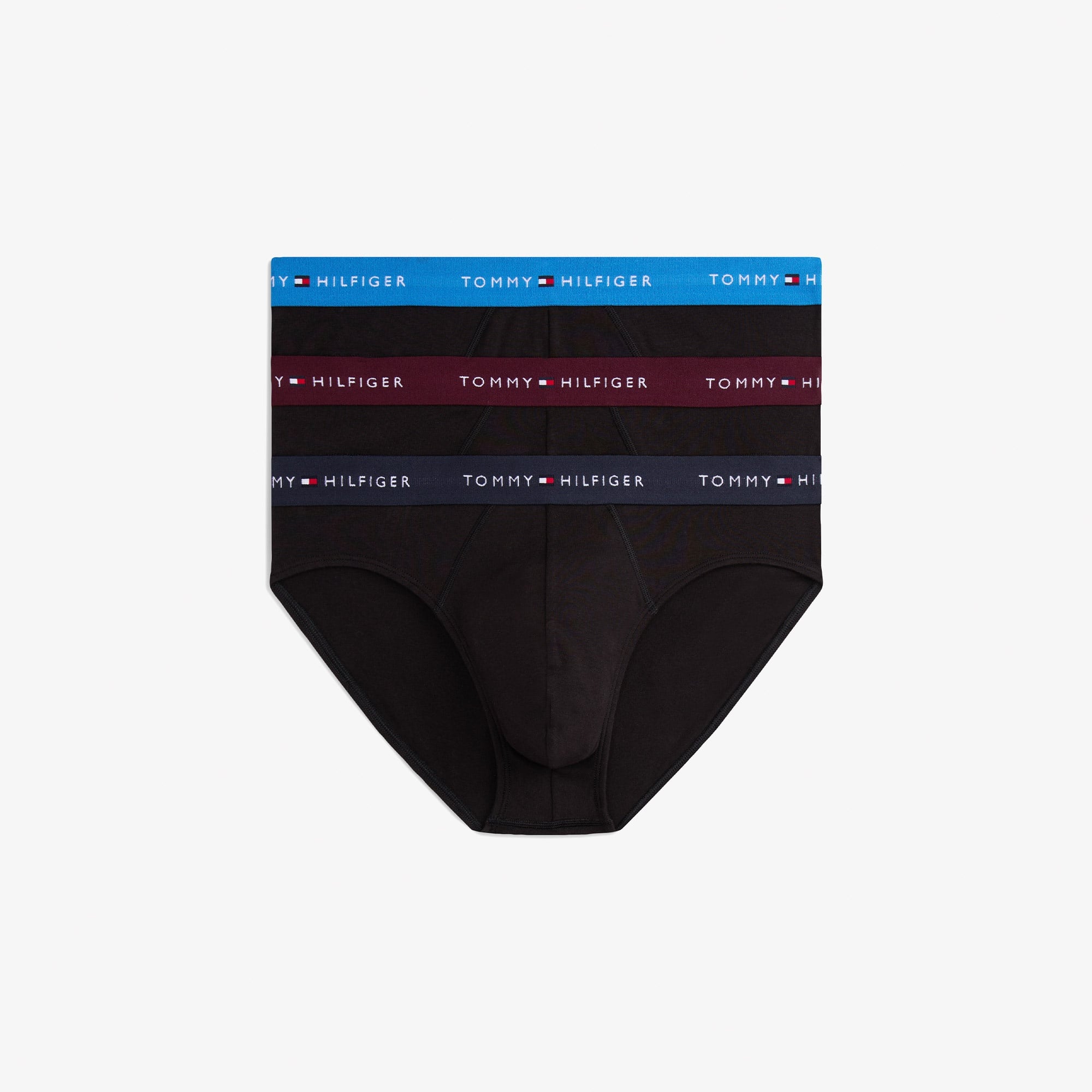 Tommy Hilfiger Brief Erkek 3'lü Siyah Boxer