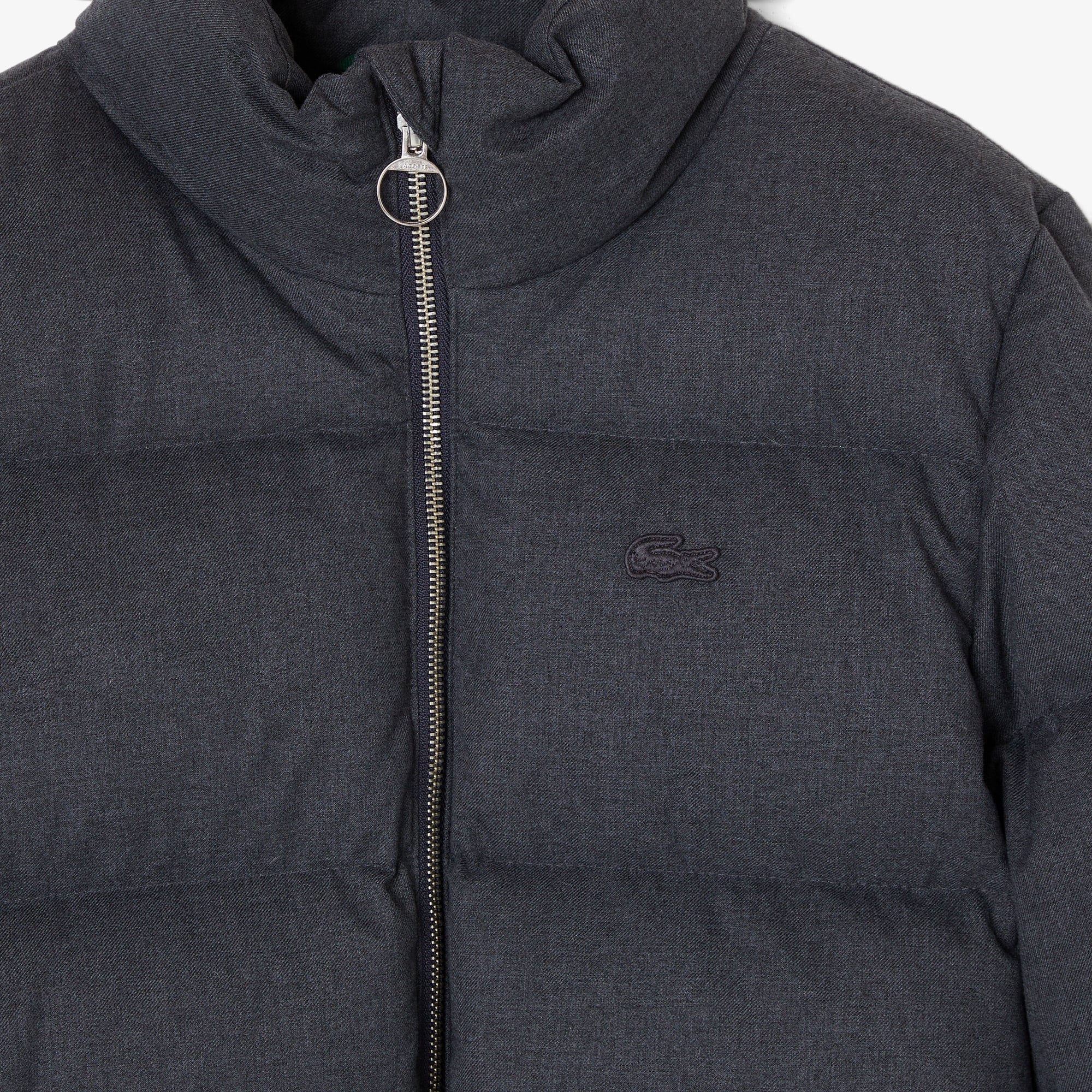 Kadın Dik Yaka Koyu Gri Mont