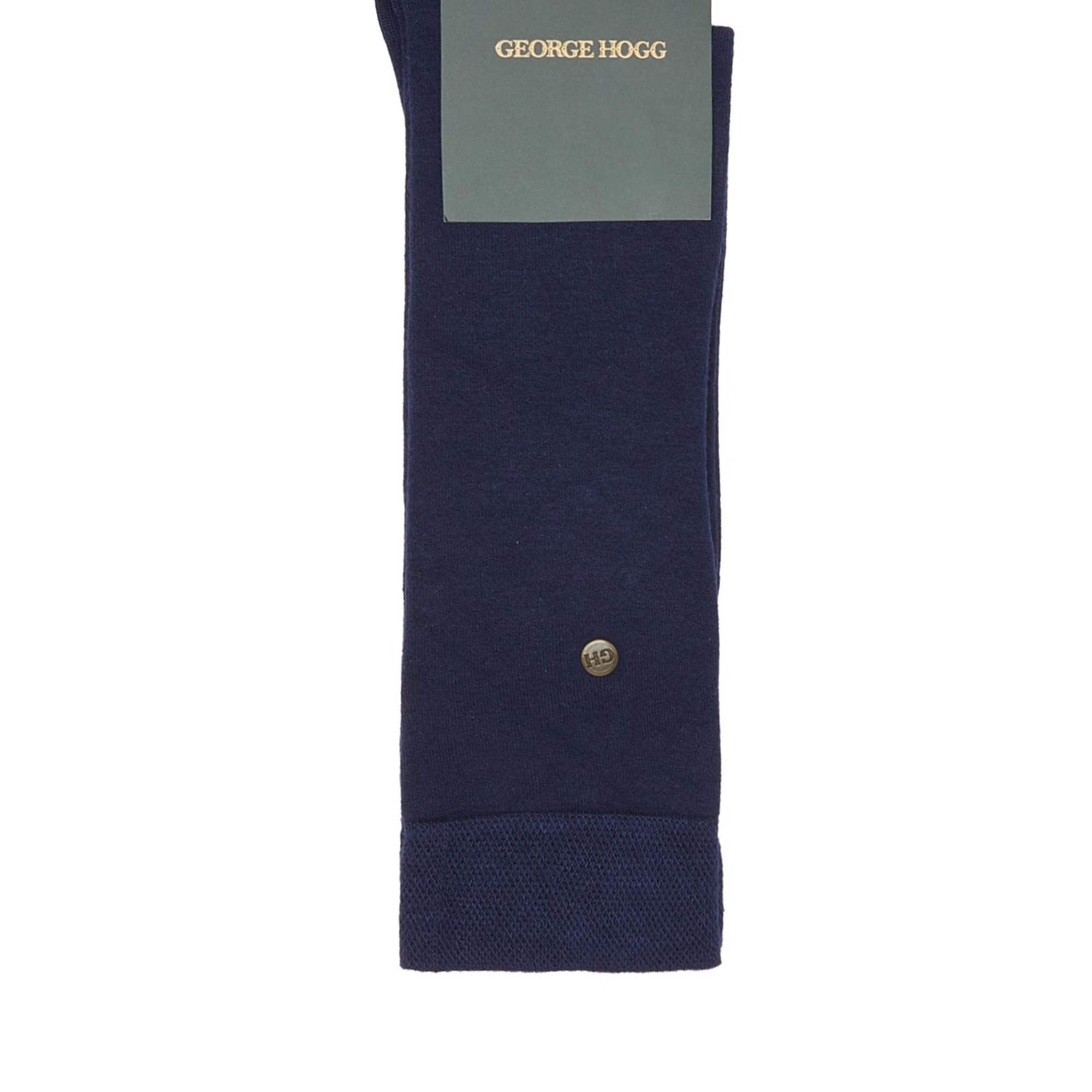 George Hogg Erkek Lacivert Ekstra Uzun Soket Çorap