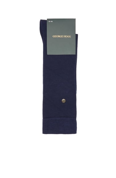  George Hogg Erkek Lacivert Ekstra Uzun Soket Çorap