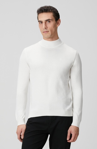  Network Erkek Kırık Beyaz Kazak