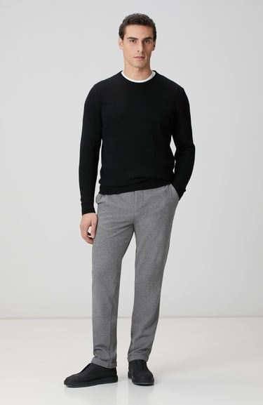  Network Erkek Gri Jogger Pantolon