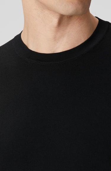  Network Erkek Siyah Basic Triko Kazak