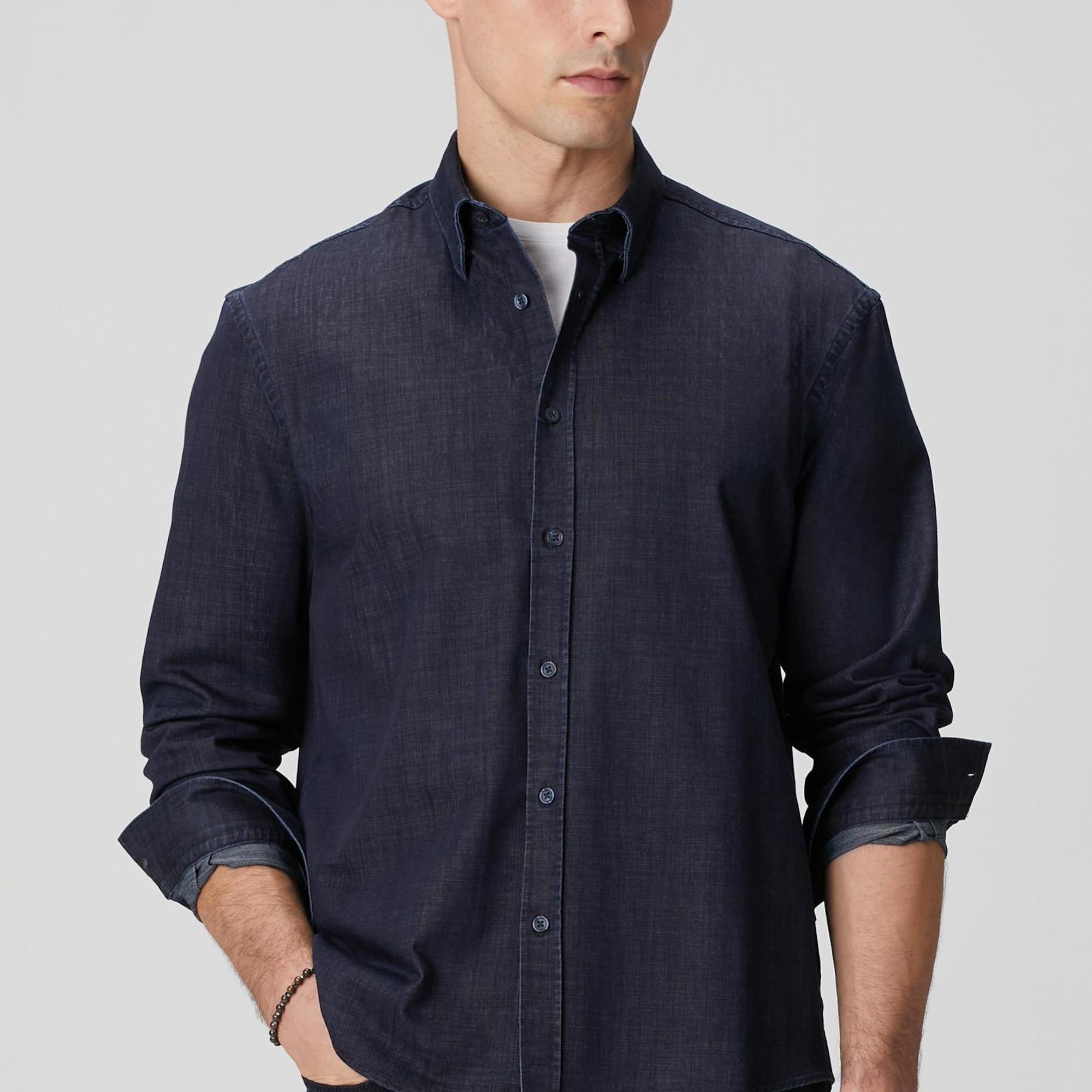 Network Erkek Lacivert Gömlek