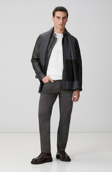  Network Erkek Ekru Basic Triko Kazak