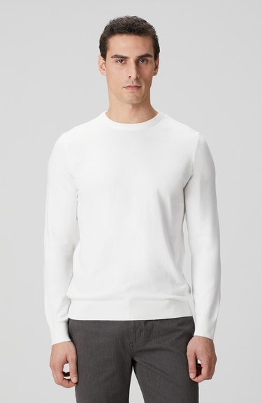  Network Erkek Ekru Basic Triko Kazak