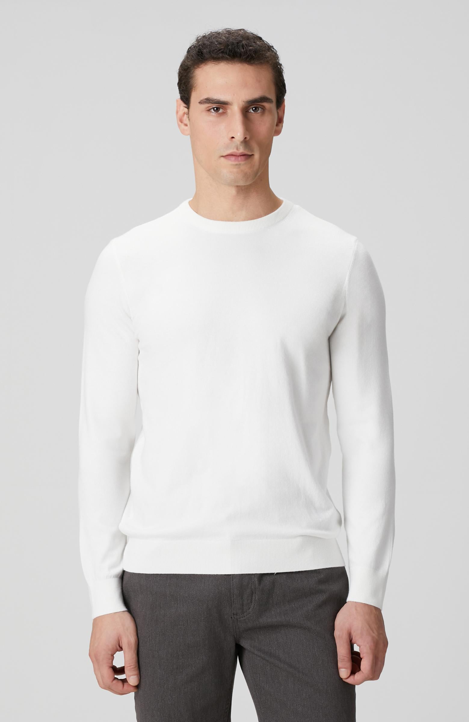  Network Erkek Ekru Basic Triko Kazak