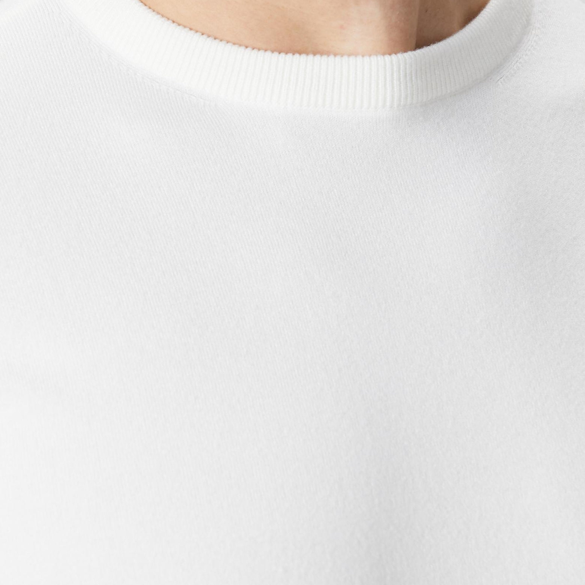 Network Erkek Ekru Basic Triko Kazak