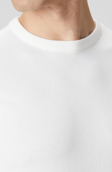  Network Erkek Ekru Basic Triko Kazak