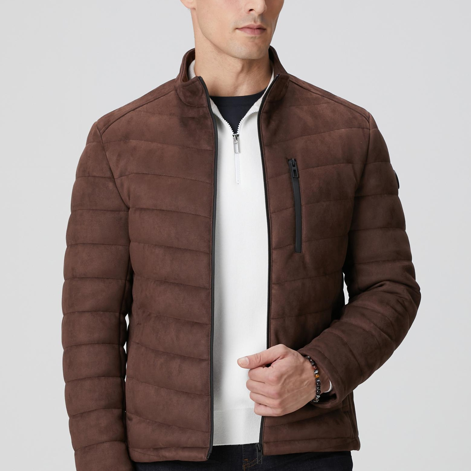 Network Erkek Acı Kahve Mont