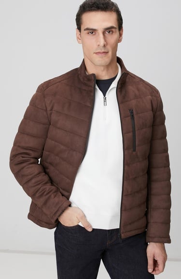  Network Erkek Acı Kahve Mont