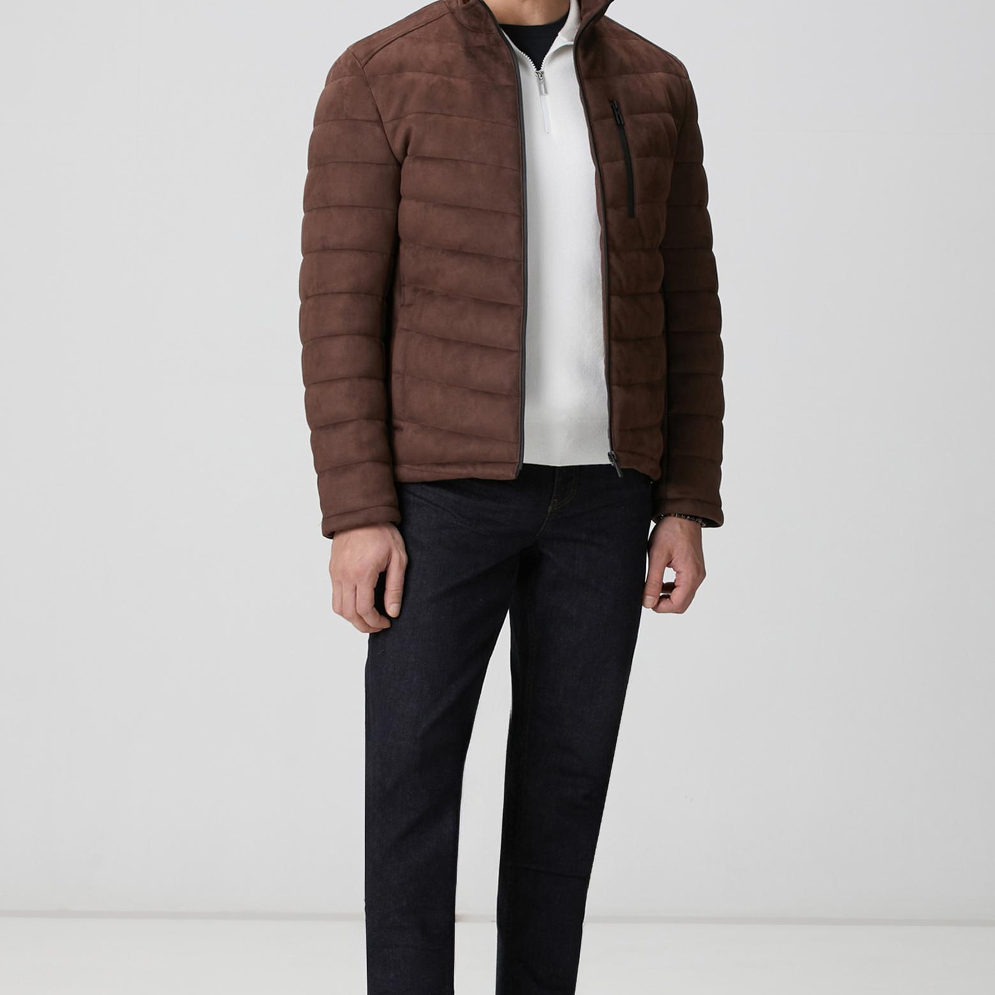 Network Erkek Acı Kahve Mont