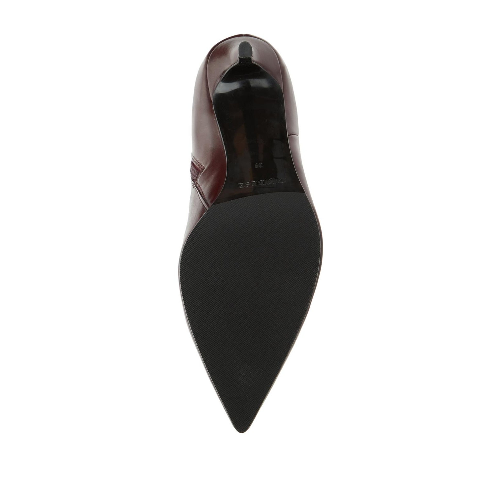 Divarese Kadın Bordo Deri Bot