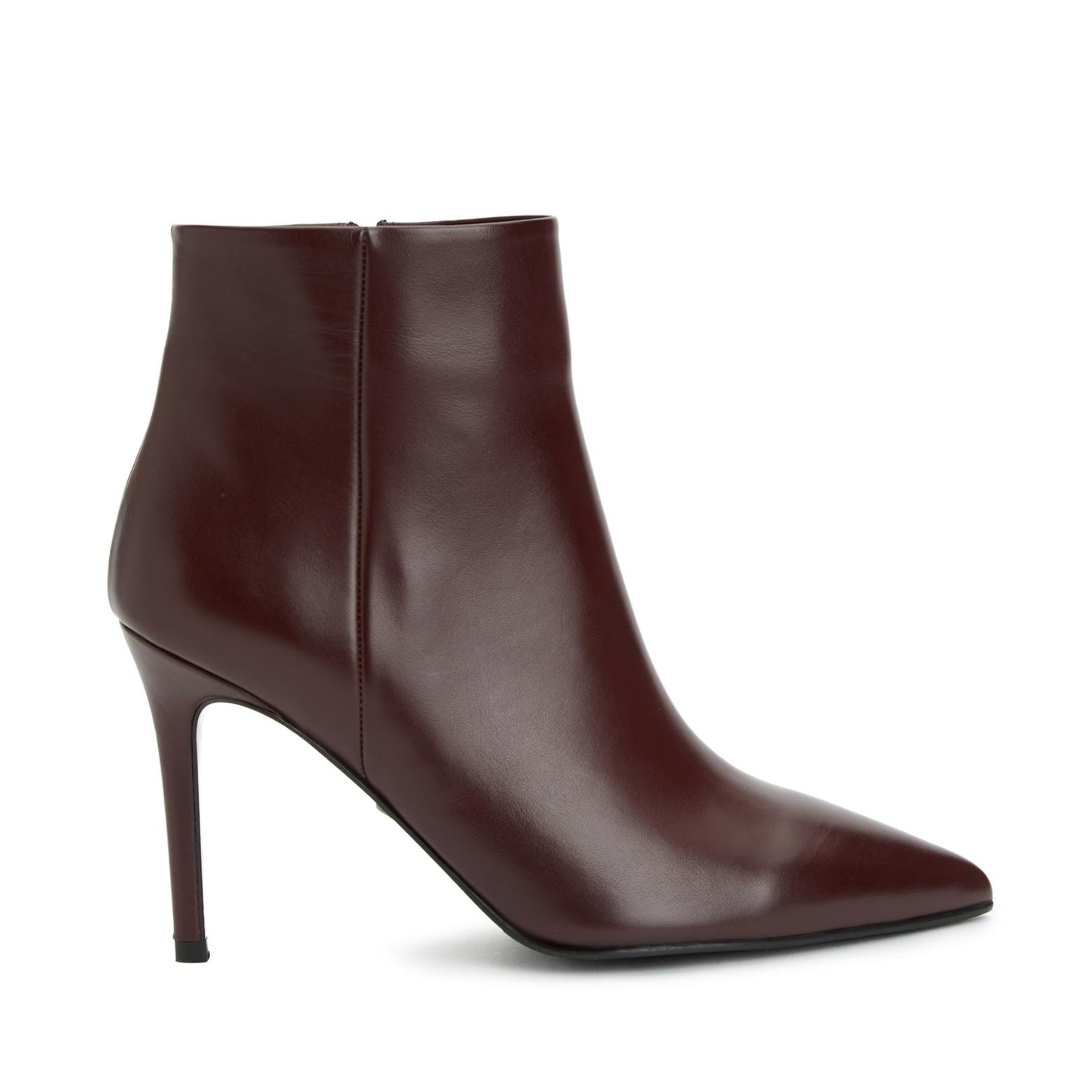 Divarese Kadın Bordo Deri Bot