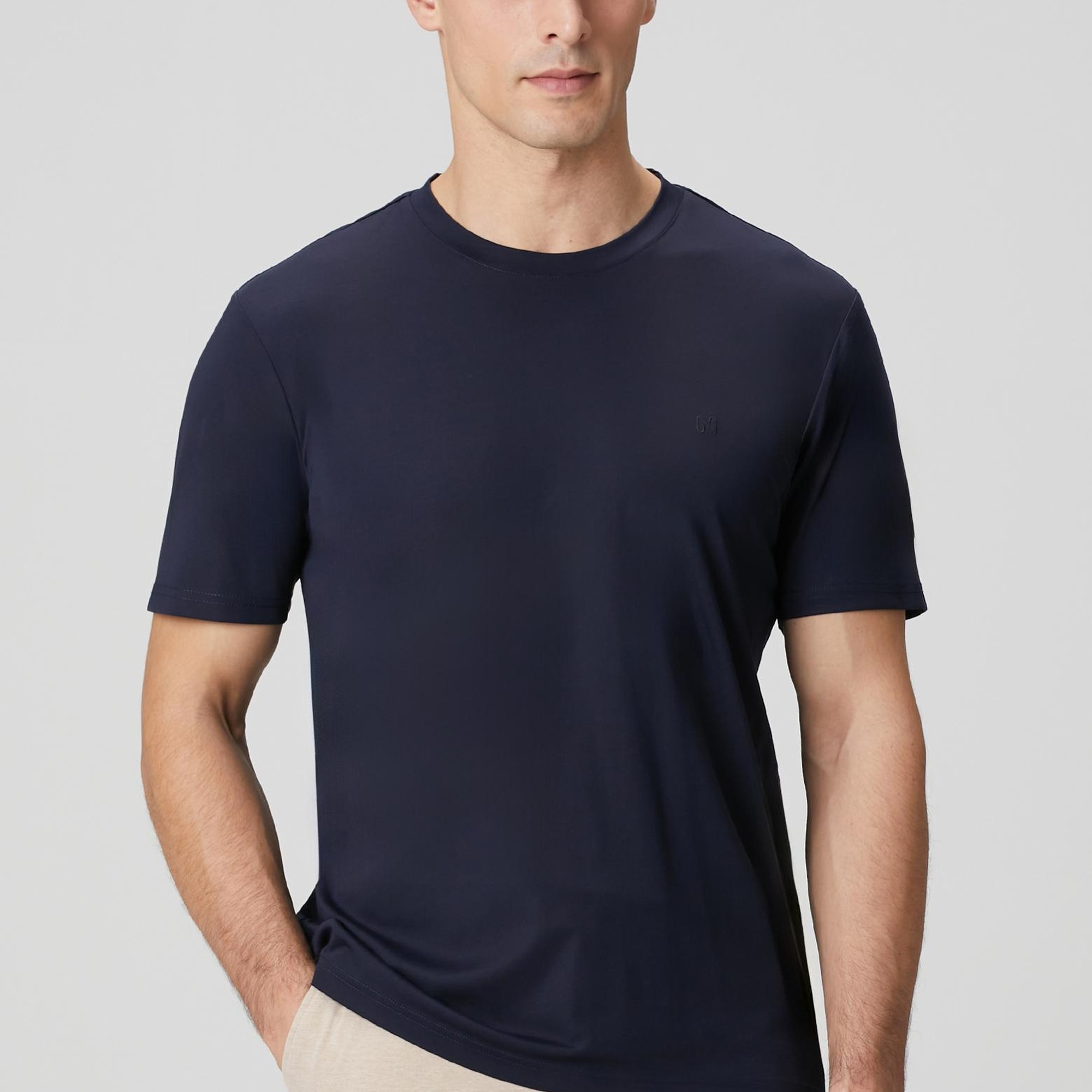 Network Erkek Lacivert Basic T-shirt