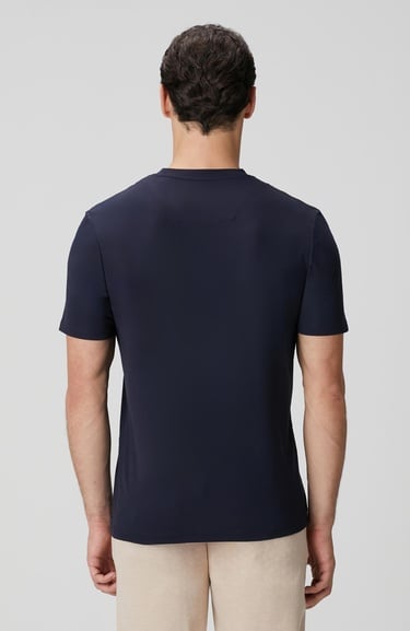  Network Erkek Lacivert Basic T-shirt
