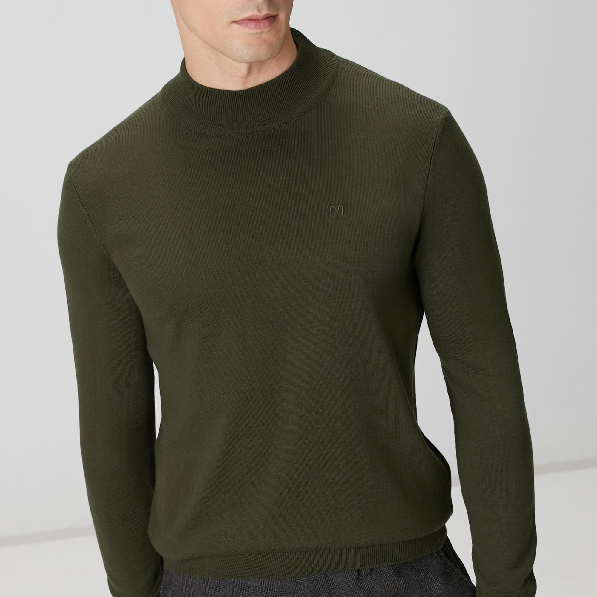 Network Erkek Haki Basic Kazak