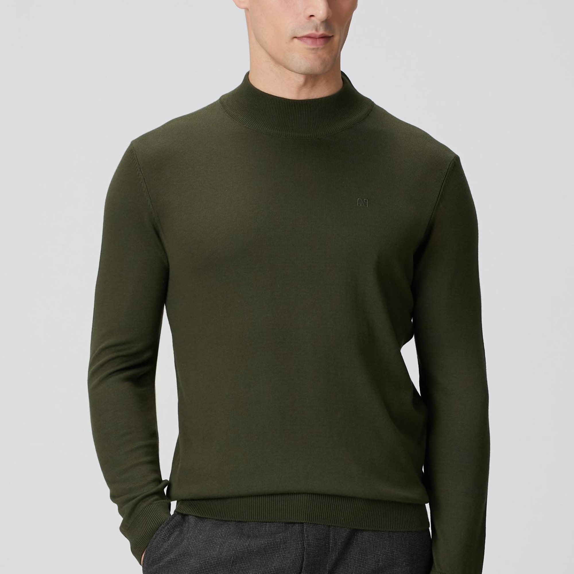 Network Erkek Haki Basic Kazak