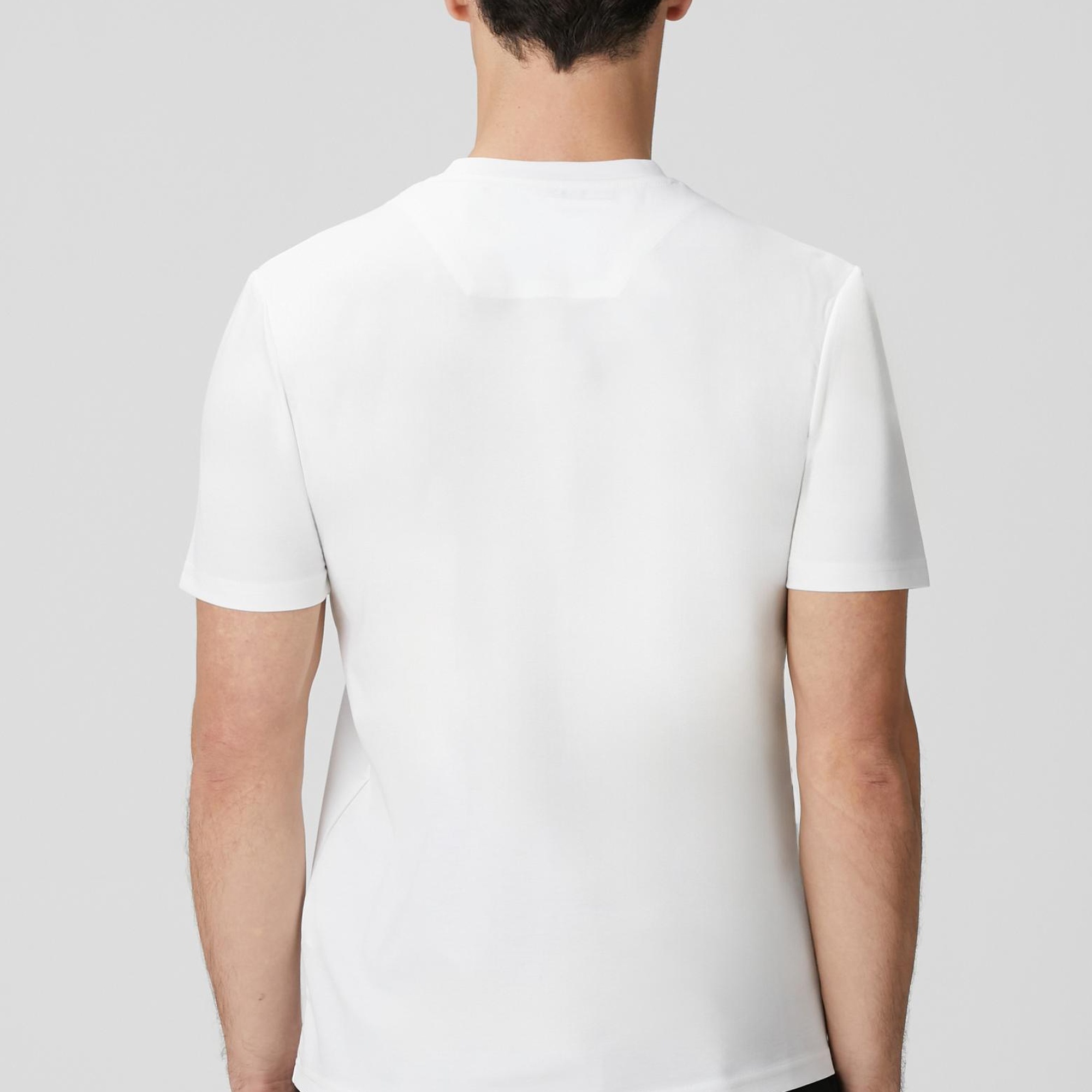 Network Erkek Kırık Beyaz Basic T-shirt