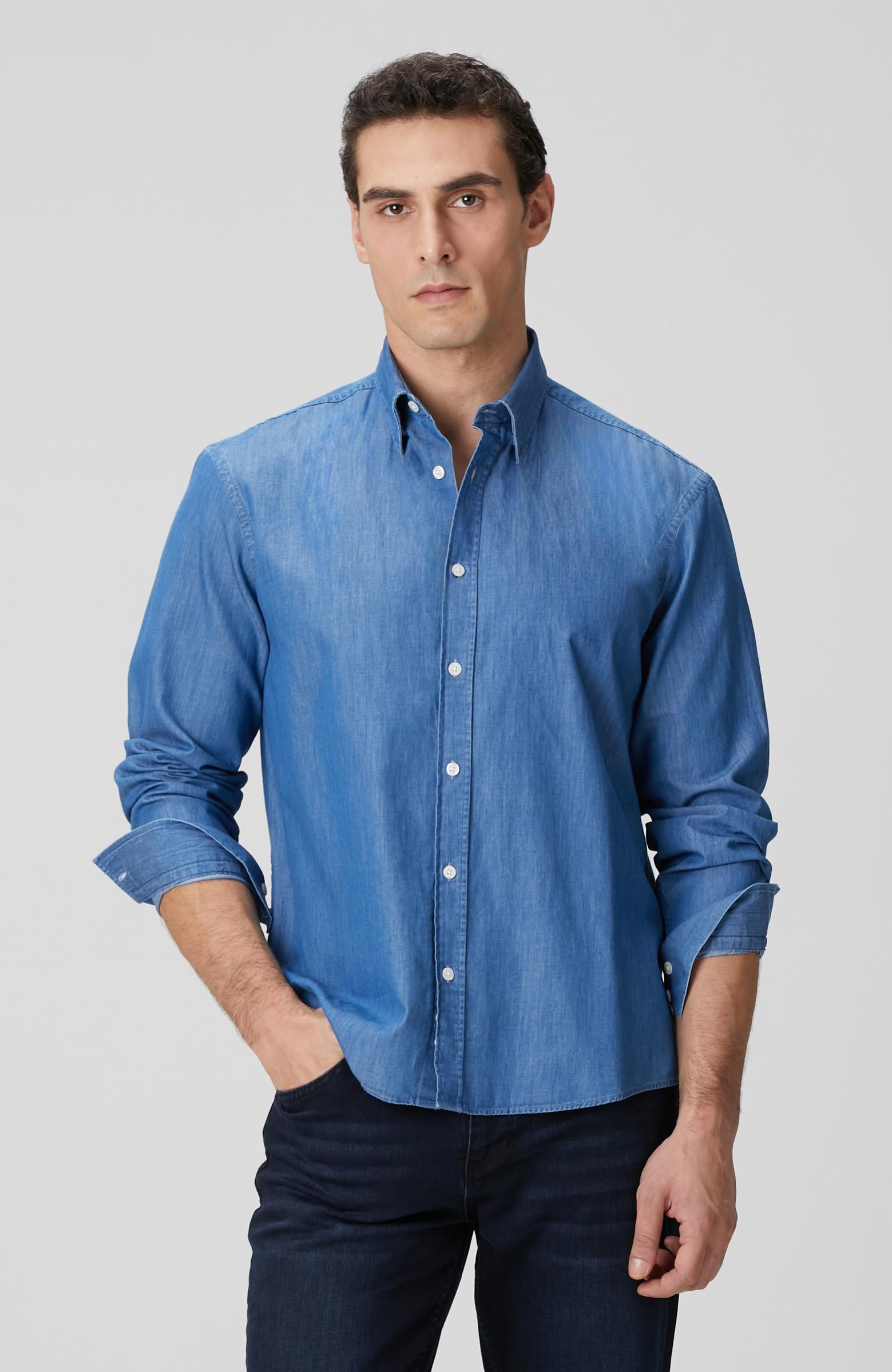  Network Erkek Açık Mavi Gömlek