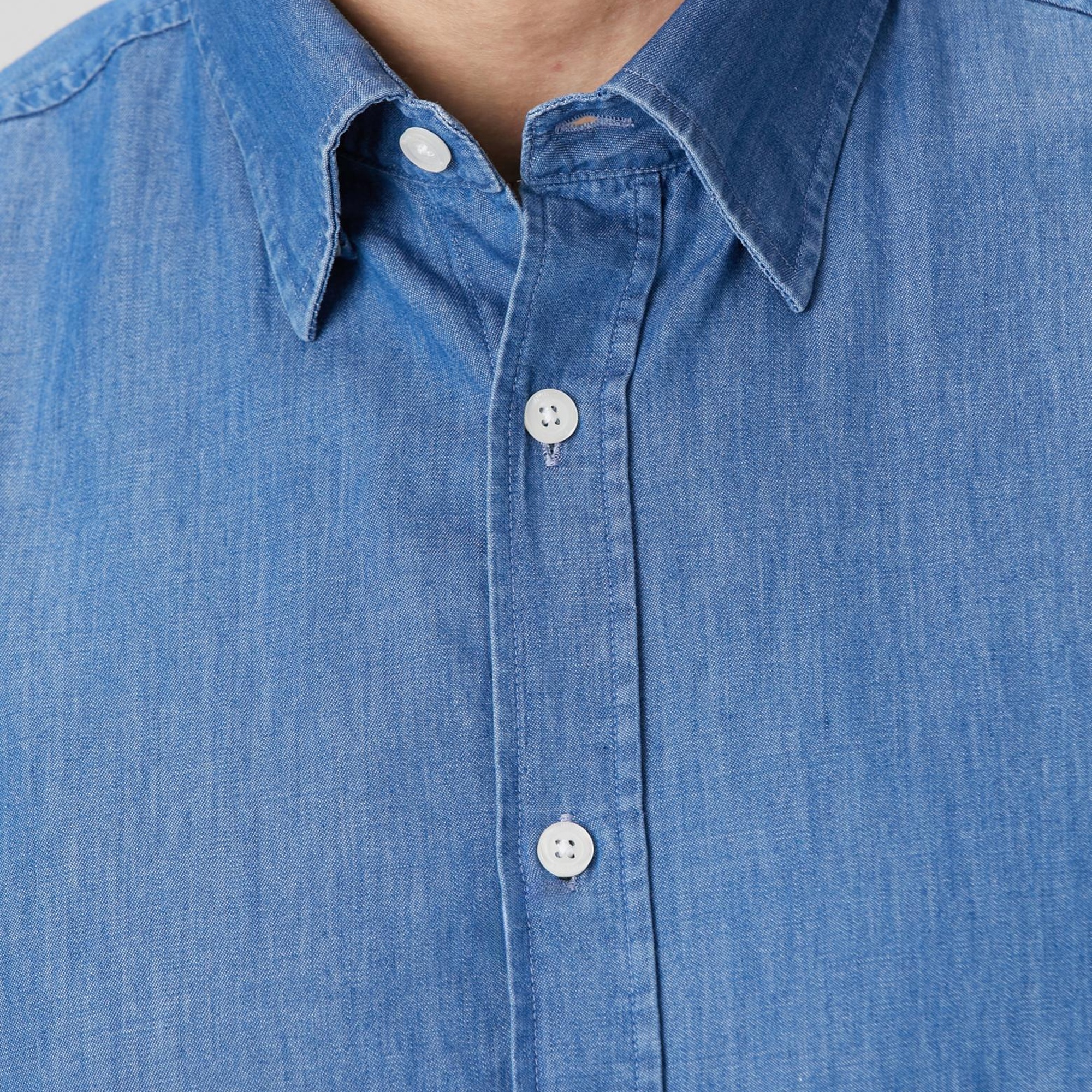 Network Erkek Açık Mavi Gömlek